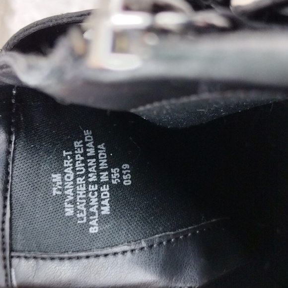 Marc Fisher Vanqar Black Leather Upper Pointed Toe Blocked Heel Moto Ankle Boot - Picture 11 of 16